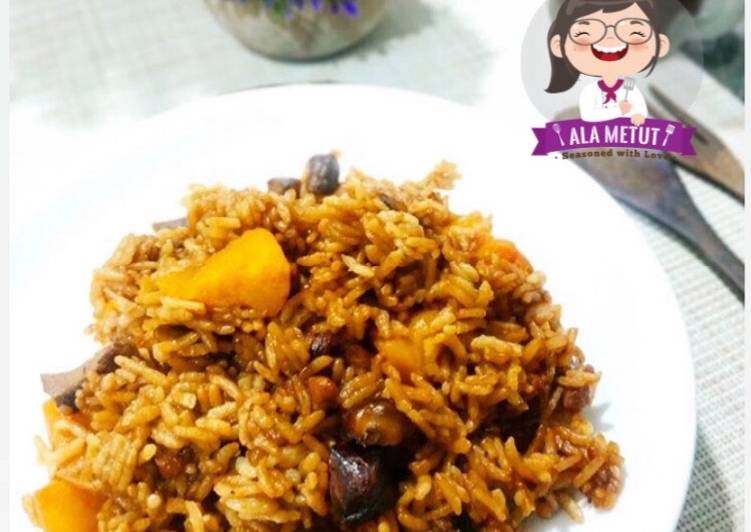 Nasi Pumpkin Vegan alaMetut ๐ฉ๐ณ