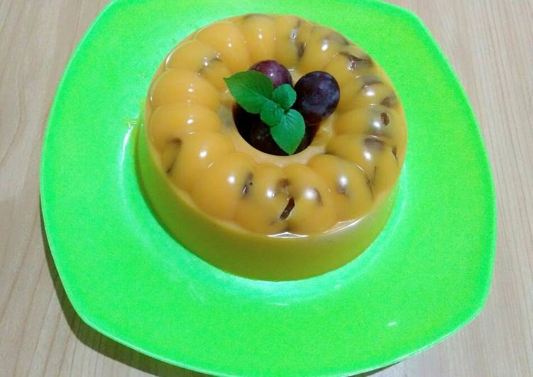 Puding Ubi Kuning Kurma