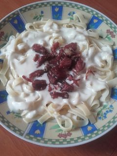 Sajtszószos tészta recept fotója