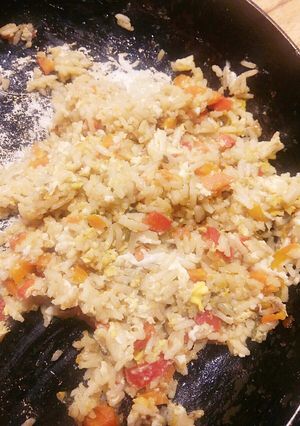 Una foto de Revuelto de arroz