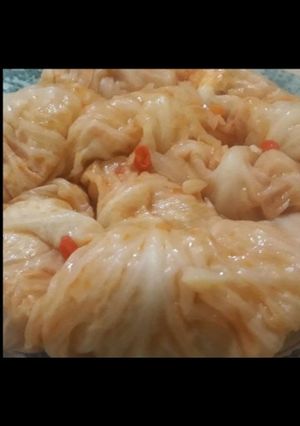 Foto resep Spicy chicken kyabetsu roll / kol gulung pedas isi ayam