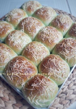Foto resep Roti Kasur Pandan Keju