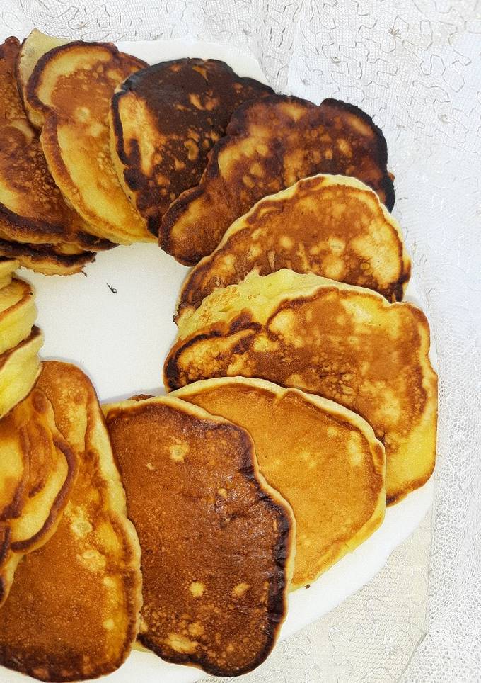 Оладки з яблуком🥞