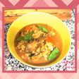 Arroz caldoso con alcachofas