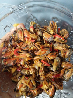 Foto resep Oseng kerang pedas
