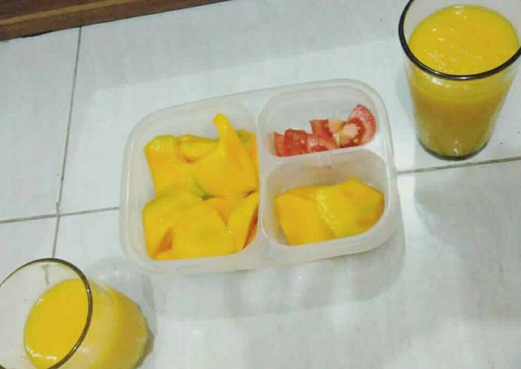 Resep Mango Juice with tomato yang Lezat