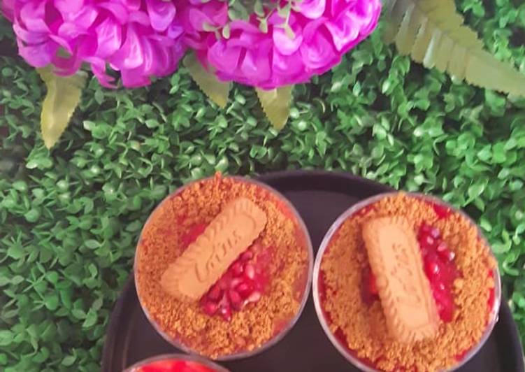 Steps to Prepare Perfect Biscoff Biscuit Cheese cake