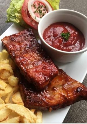 A picture of Pork Ribs - Braai.