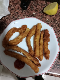 Una foto de Rabas empanadas