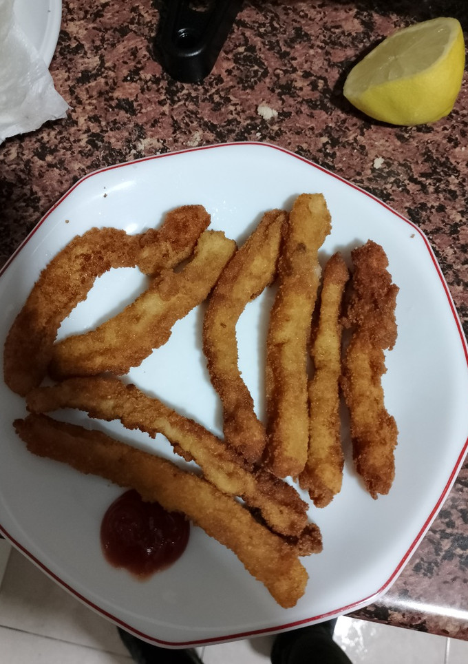 Una foto de Rabas empanadas