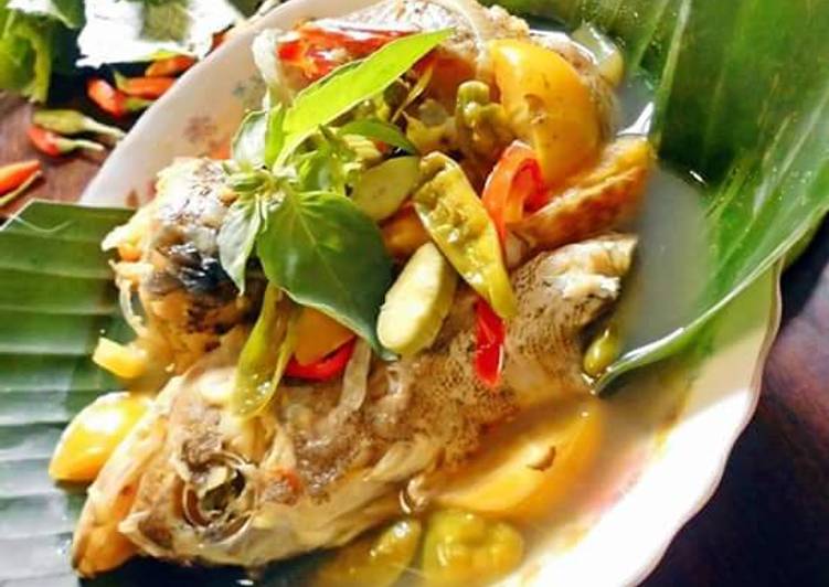 Bahan mengolah Garang Asem Ikan Lezat