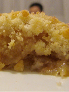 Una foto de Crumble de manzana