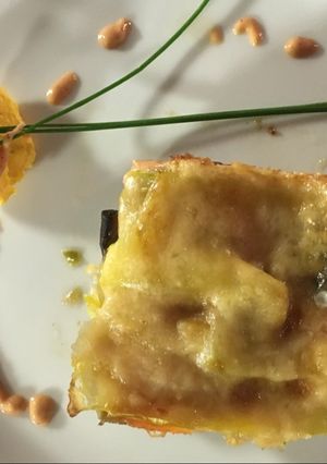 Una foto de Lasaña vegetal