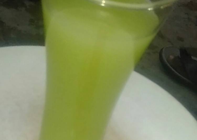 Recipe of Tasty Cucumber and ginger drink | Simple Recipe For One