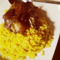 A picture of Curcumin Jollof Rice.