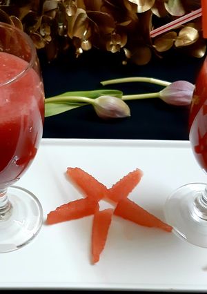 A picture of Tarbooz ka juice.