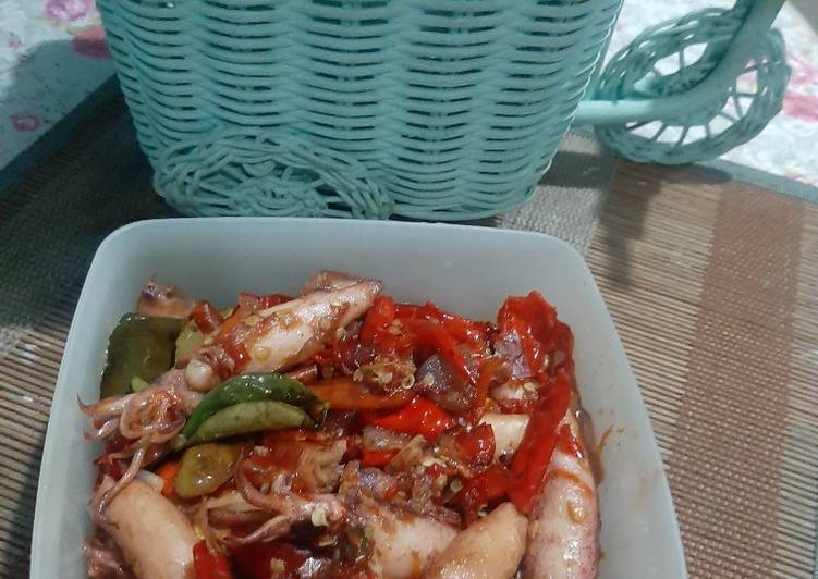 Resep 77.Sambel cumi yang Menggugah Selera