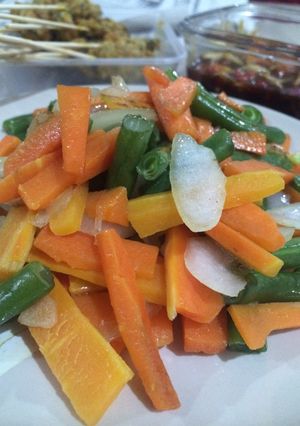 Foto resep Simple Sayur teman Makan Steak dan teman temannya🙆