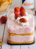 Pastel de Mousse de Fresas