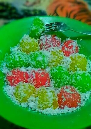 Foto resep Utri rainbow / singkong rainbow 😅😅