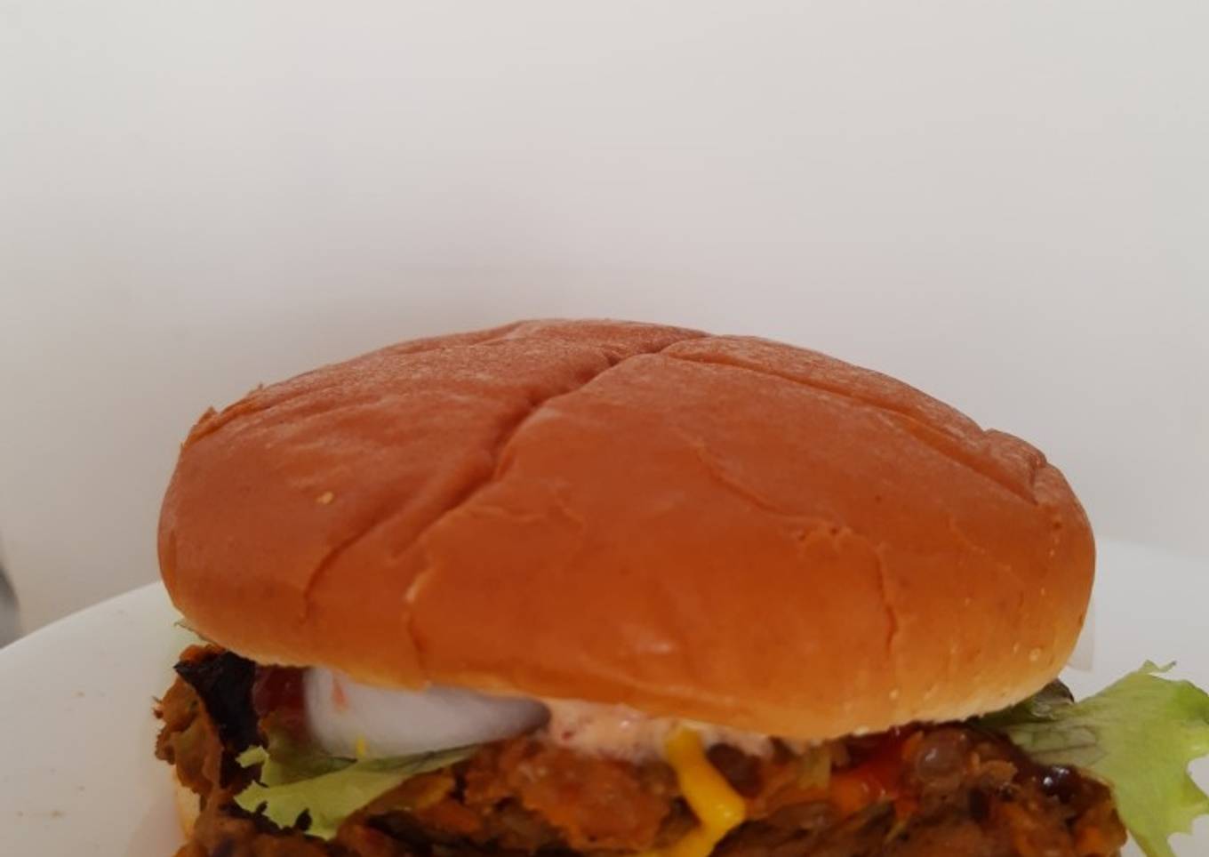 Hamburguesa de lentejas ❤️✨