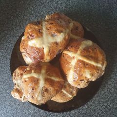 Heavenly Hot Cross Buns A picture of Heavenly Hot Cross Buns.