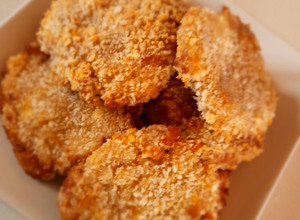 Una foto de Nuggets caseros en freidora de aire