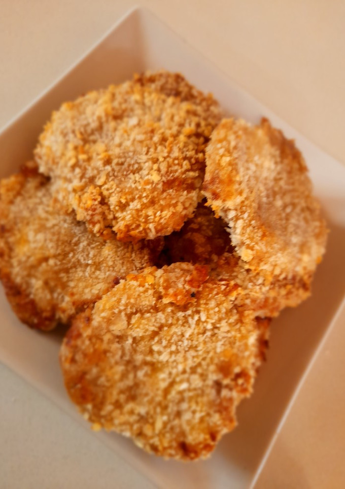 Una foto de Nuggets caseros en freidora de aire