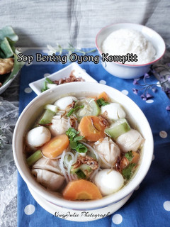 Foto resep Sayur Bening Oyong Komplit