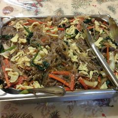 A picture of Japchae.