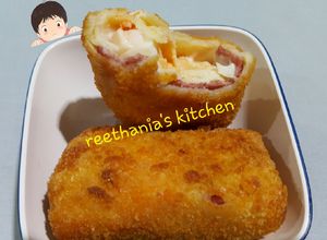 Foto resep Risoles smoked beef mayonaise keju telur