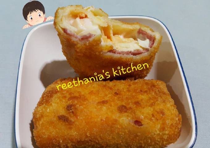 Resep Risoles Smoked Beef Mayonaise Keju Telur Oleh Reethania Cookpad