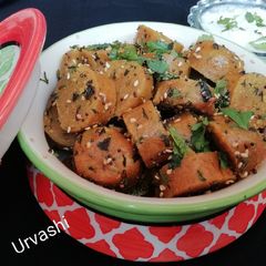 A picture of Fenugreek Leaves Muthiya.