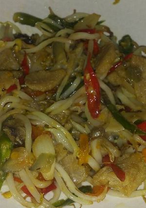 Foto resep Ikan asin touge no ribet