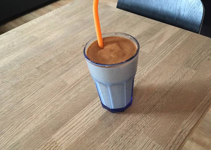 Banana and pumpkin smoothie