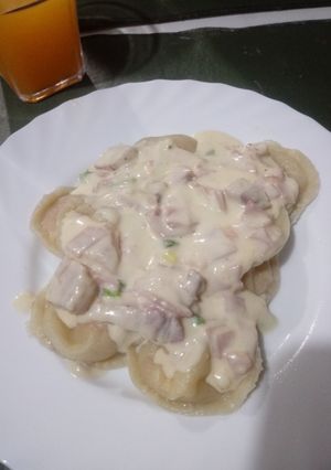 Una foto de Sorrentinos Caseros de paleta y queso