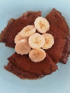 Una foto de Crepas doble chocolate 🍫🍫