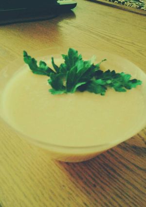صورة لوصفة شوربة البطاطا بالارز