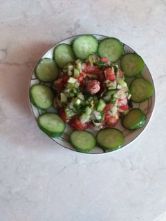 عکسی از دستور سالاد شیرازی قالبی😋😍