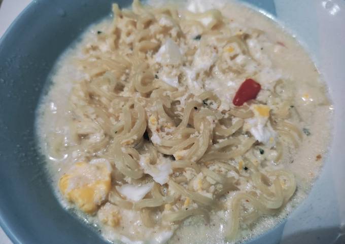 Resep: Mie (Indomie) Kuah Susu Nyemek Ekonomis