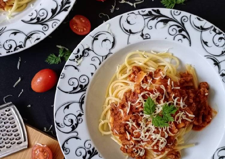 Langkah Mudah Buat Spaghetti mudah dan lazat #phopbylinimohd #batch20 yang Sederhan