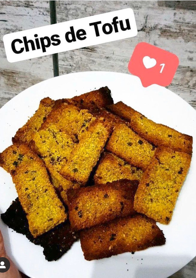 Una foto de Chips de Tofu (al horno)