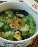 Canh bí xanh nấu rong biển tôm khô