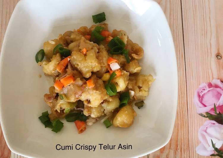 Cumi Crispy Telur Asin