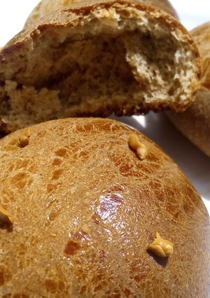 A picture of Brown buns#themechallenge.