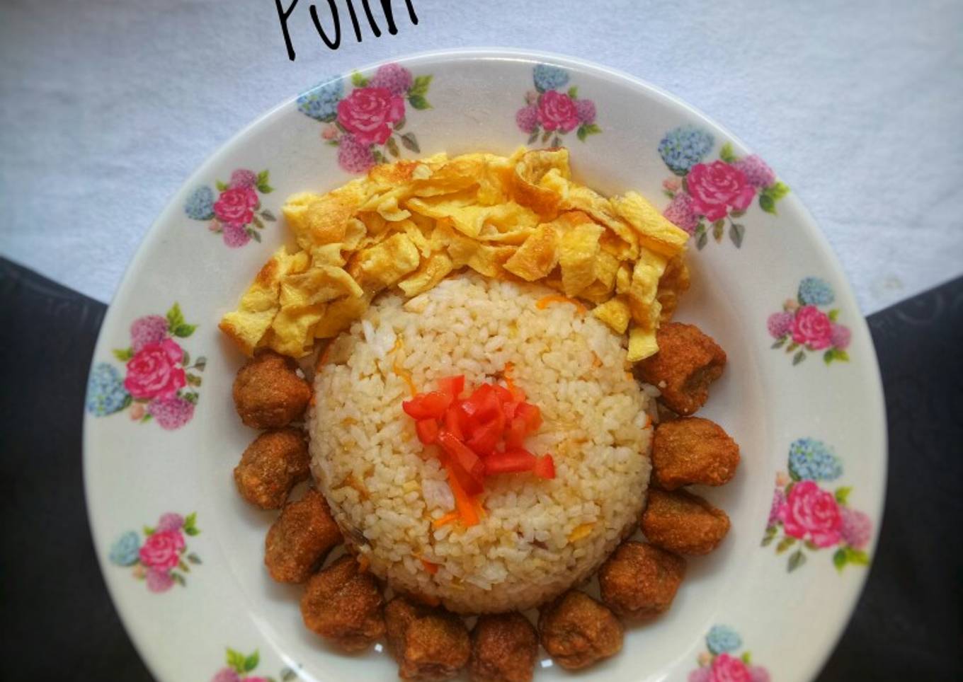 nasi goreng putih