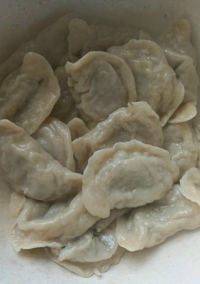 Вареники с картошкой и печенью)