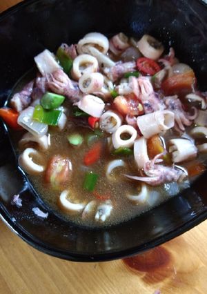 Foto resep Tumis cumi pedas simple dan enaaakk