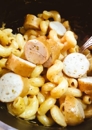 A picture of Stuffed Sausage Pasta.