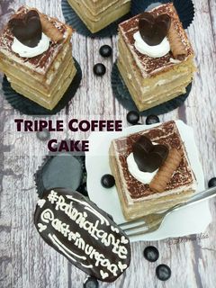 Foto resep Triple Coffee Cake